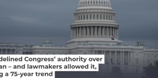 Congress has not used its constitutionally granted power to influence the war in Iran. Bloomberg Creative via Getty Images